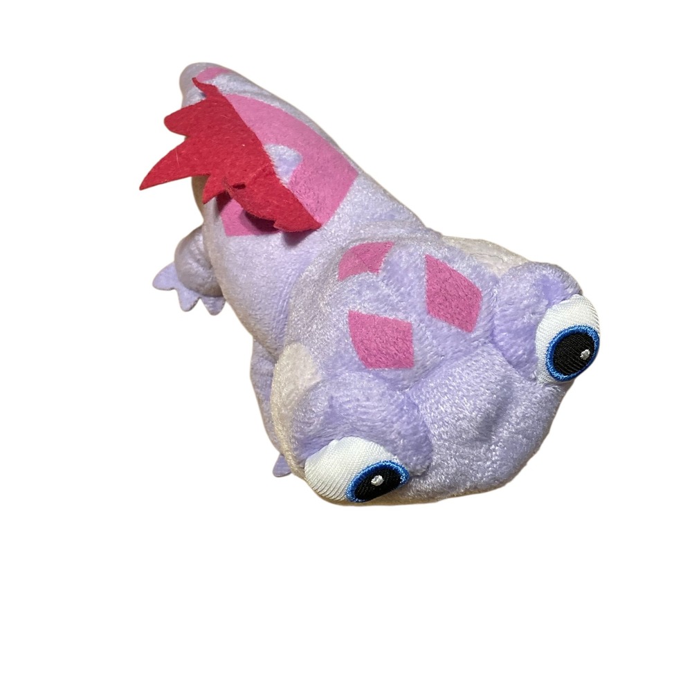 Disney Frozen 2 Bruni the Salamander Fire Spirit Purple Plush Toy 7.5 Inch